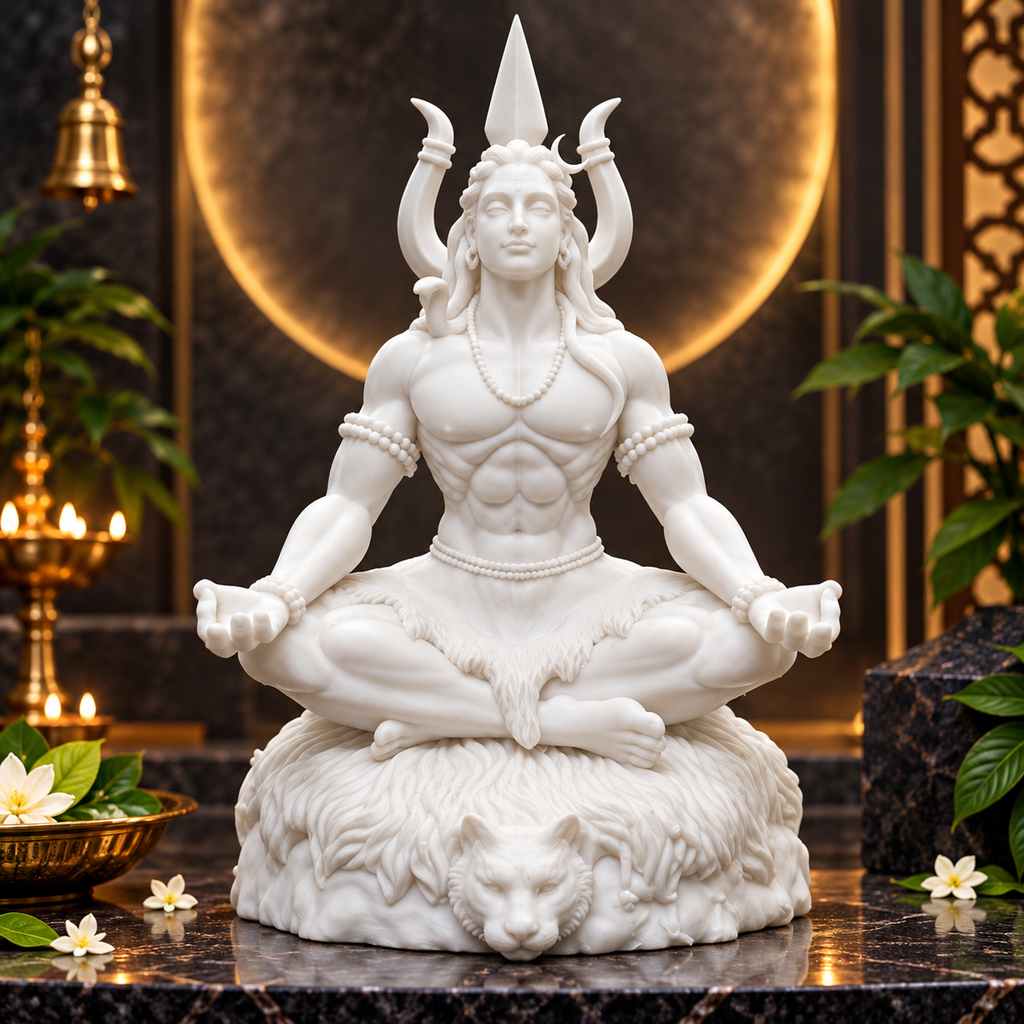 Meditating Shiva Idol