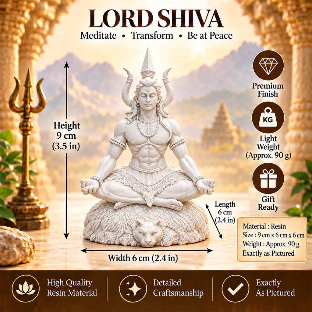 Meditating Shiva Idol