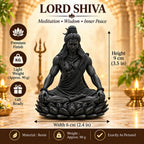 Meditating Mahadev Statue