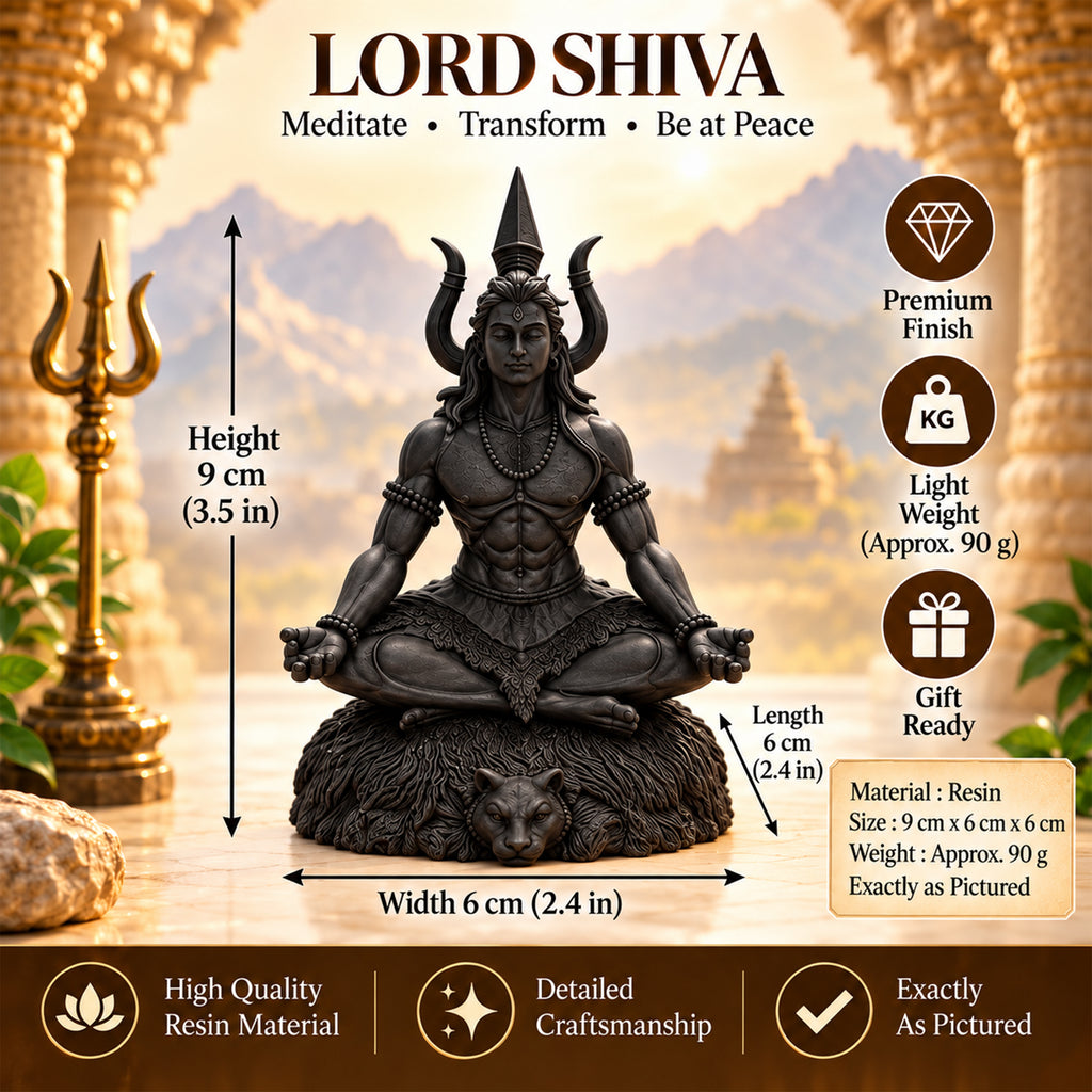 Meditating Shiva Idol