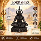 Meditating Shiva Idol