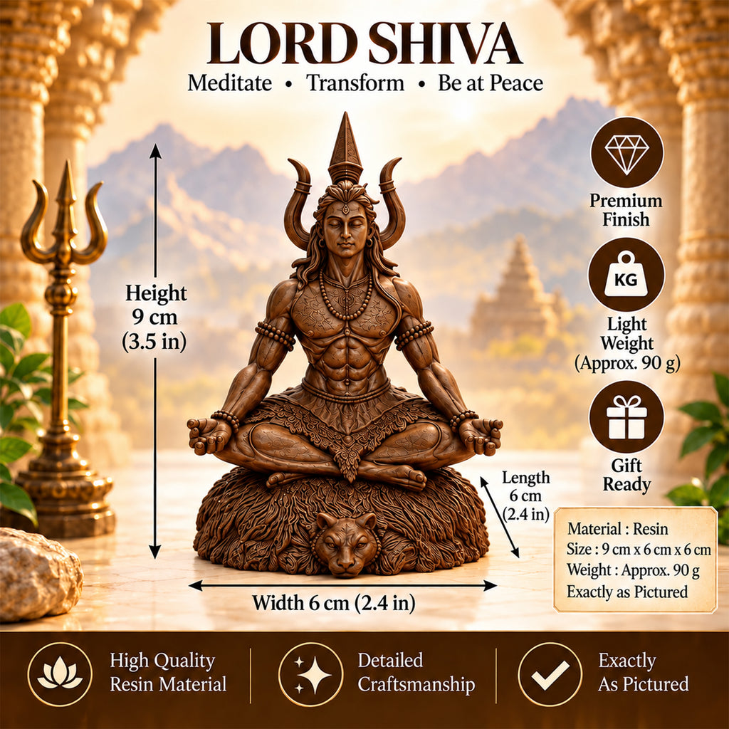 Meditating Shiva Idol