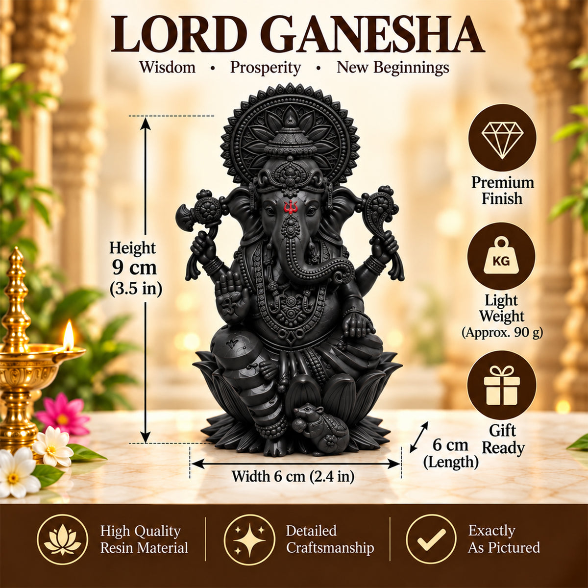 Elegant Ganesh Idol