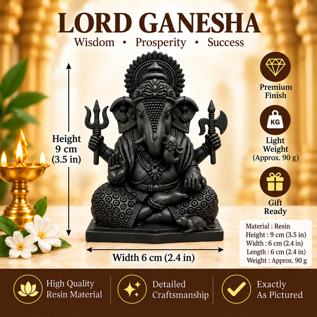 Meditating Ganesh Idol
