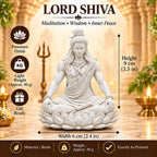 Meditating Mahadev Statue