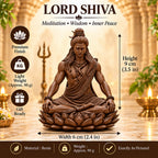 Meditating Mahadev Statue