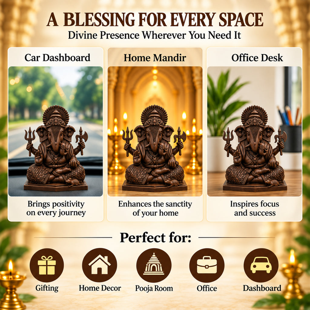 Meditating Ganesh Idol