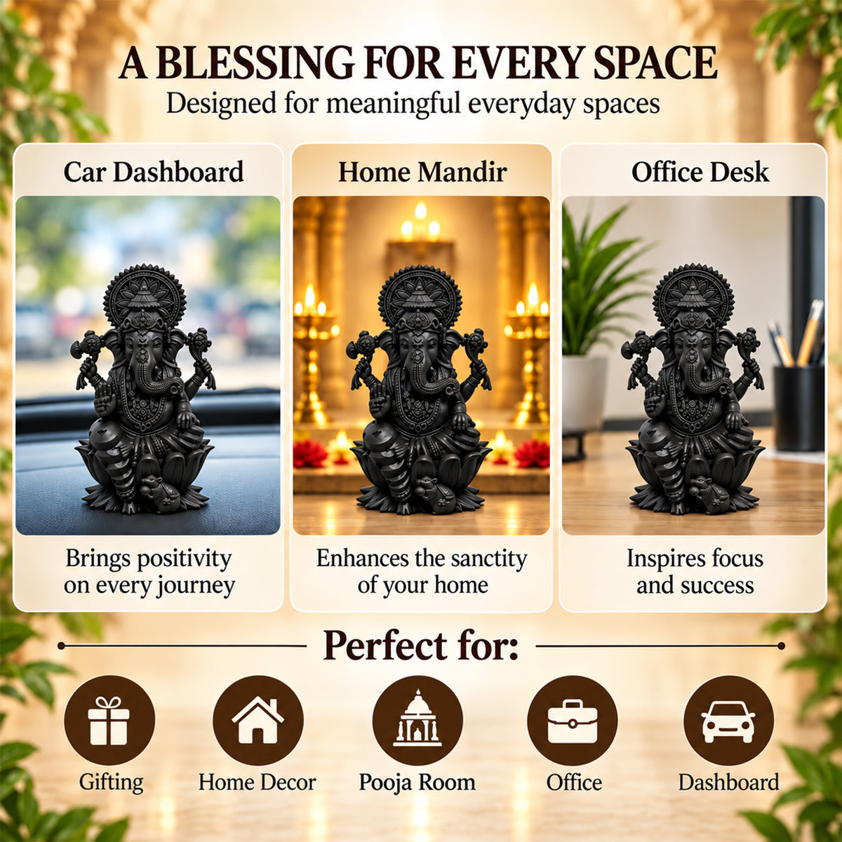 Elegant Ganesh Idol