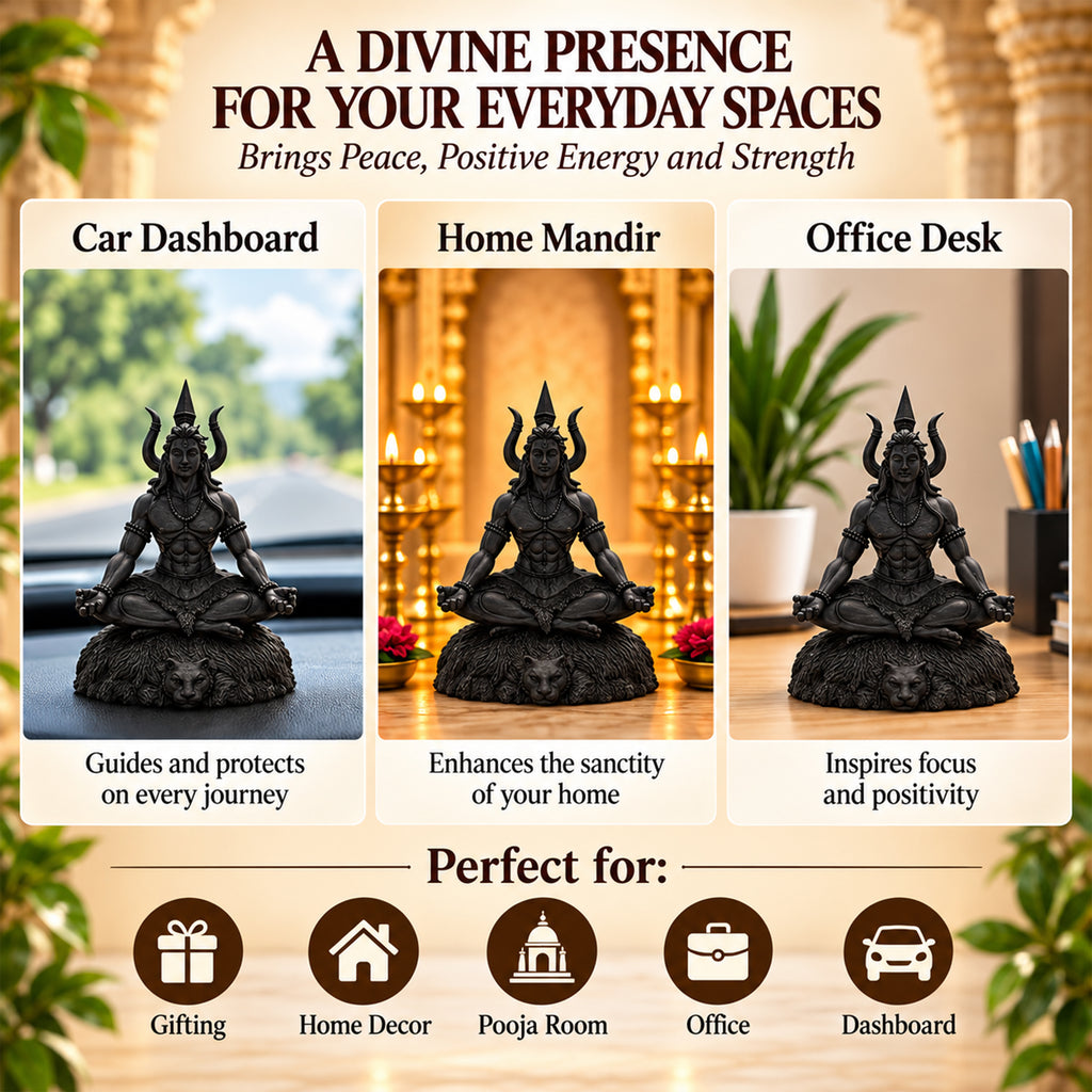 Meditating Shiva Idol