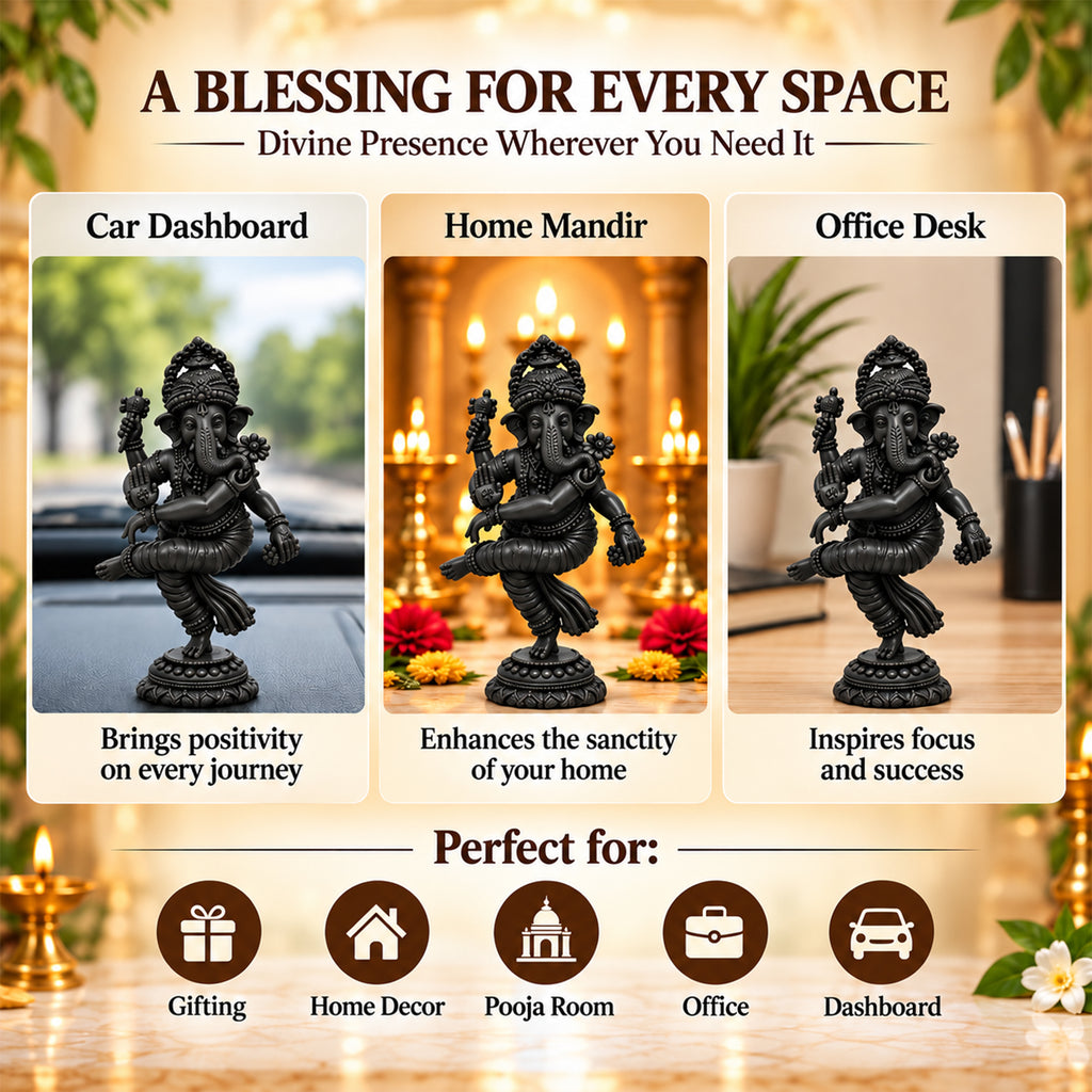 Dancing Ganapati Idol