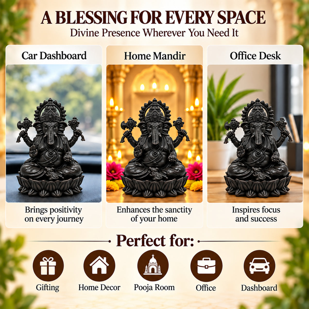Divine Ganesha Idol