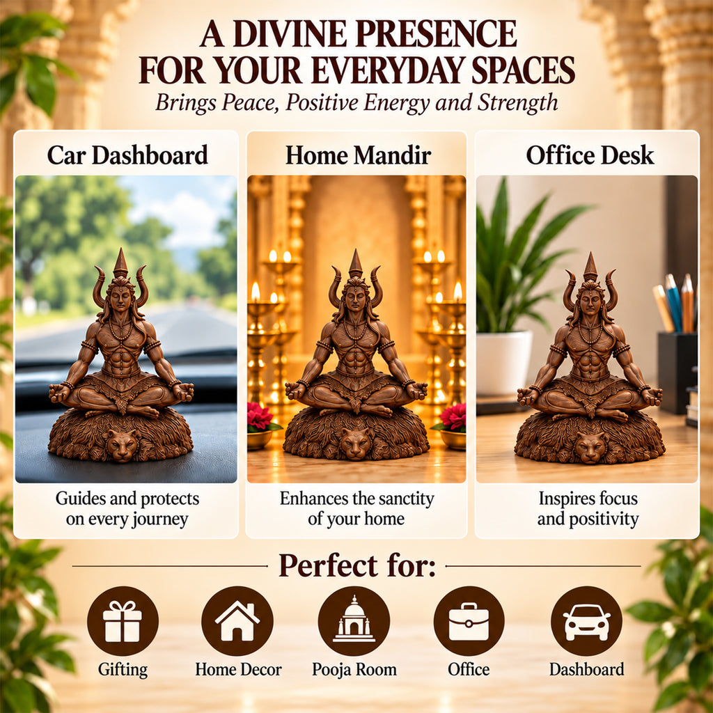 Meditating Shiva Idol