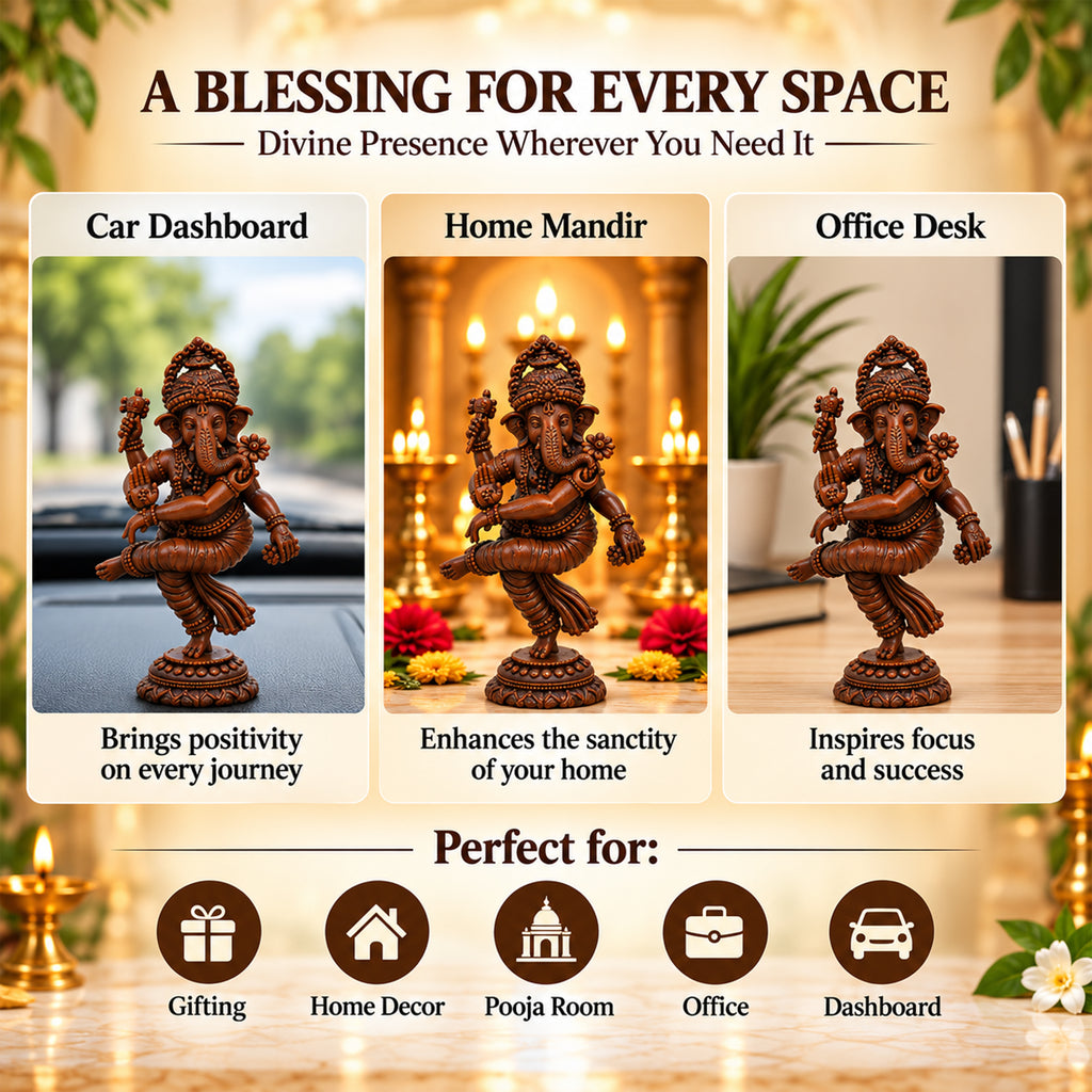 Dancing Ganapati Idol