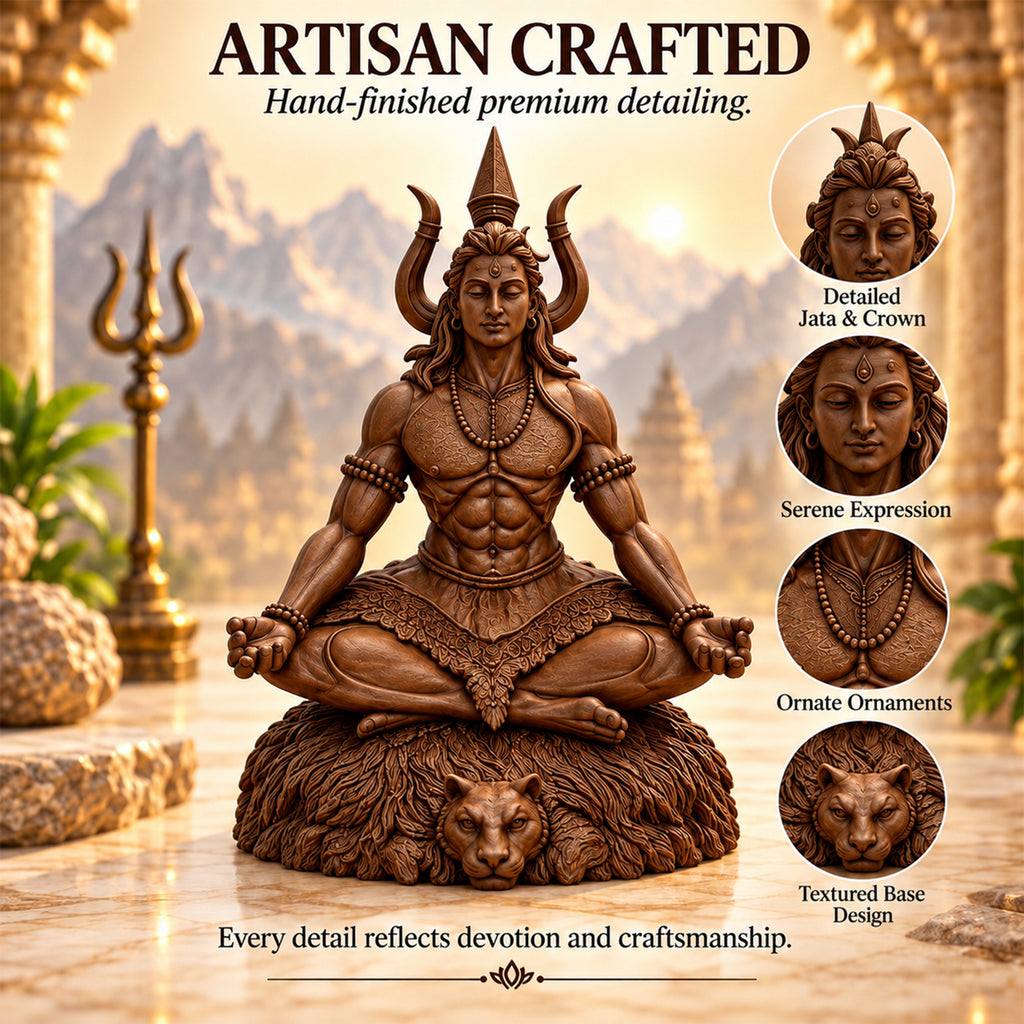 Meditating Shiva Idol