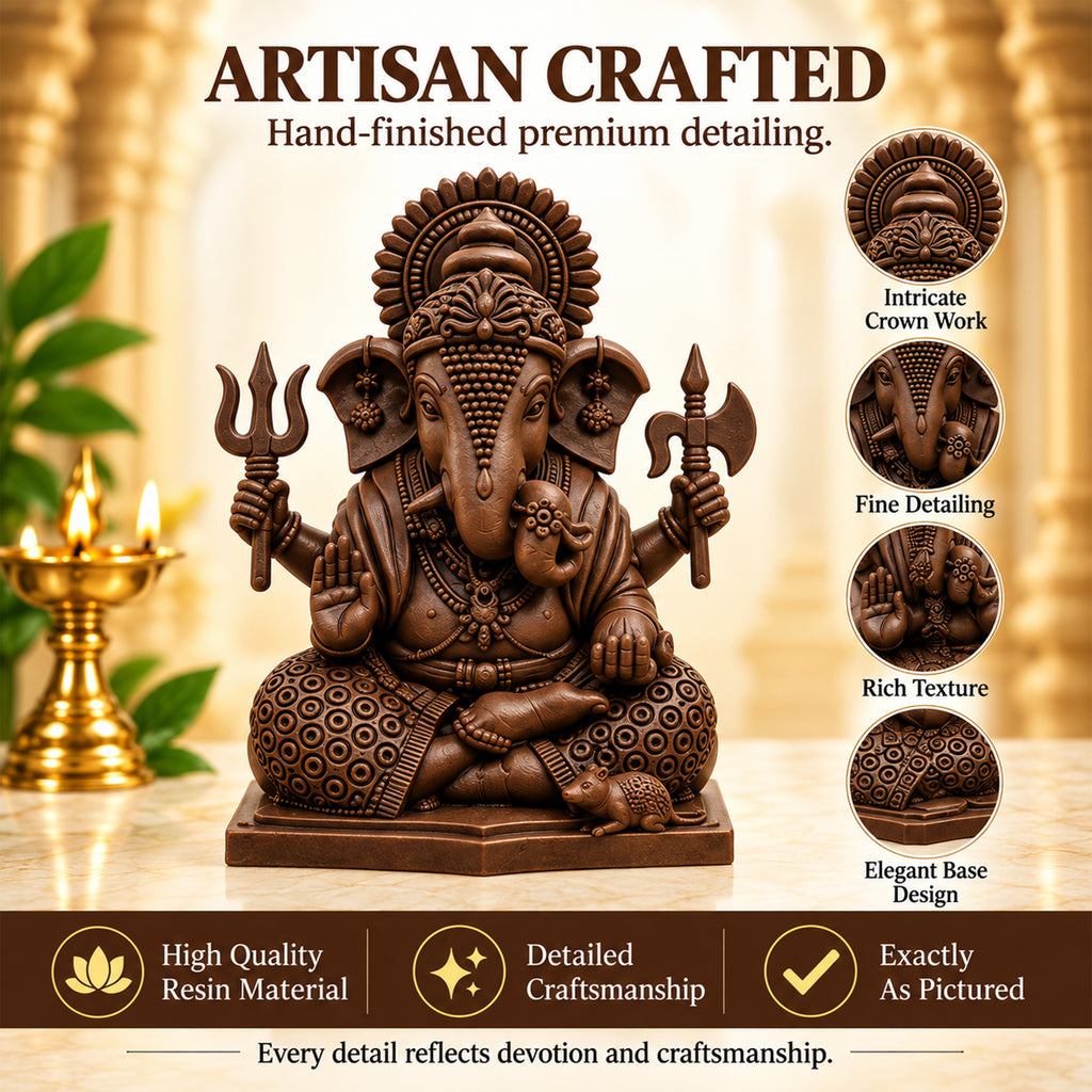 Meditating Ganesh Idol