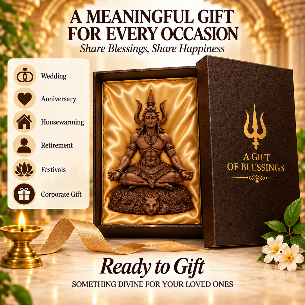 Meditating Shiva Idol