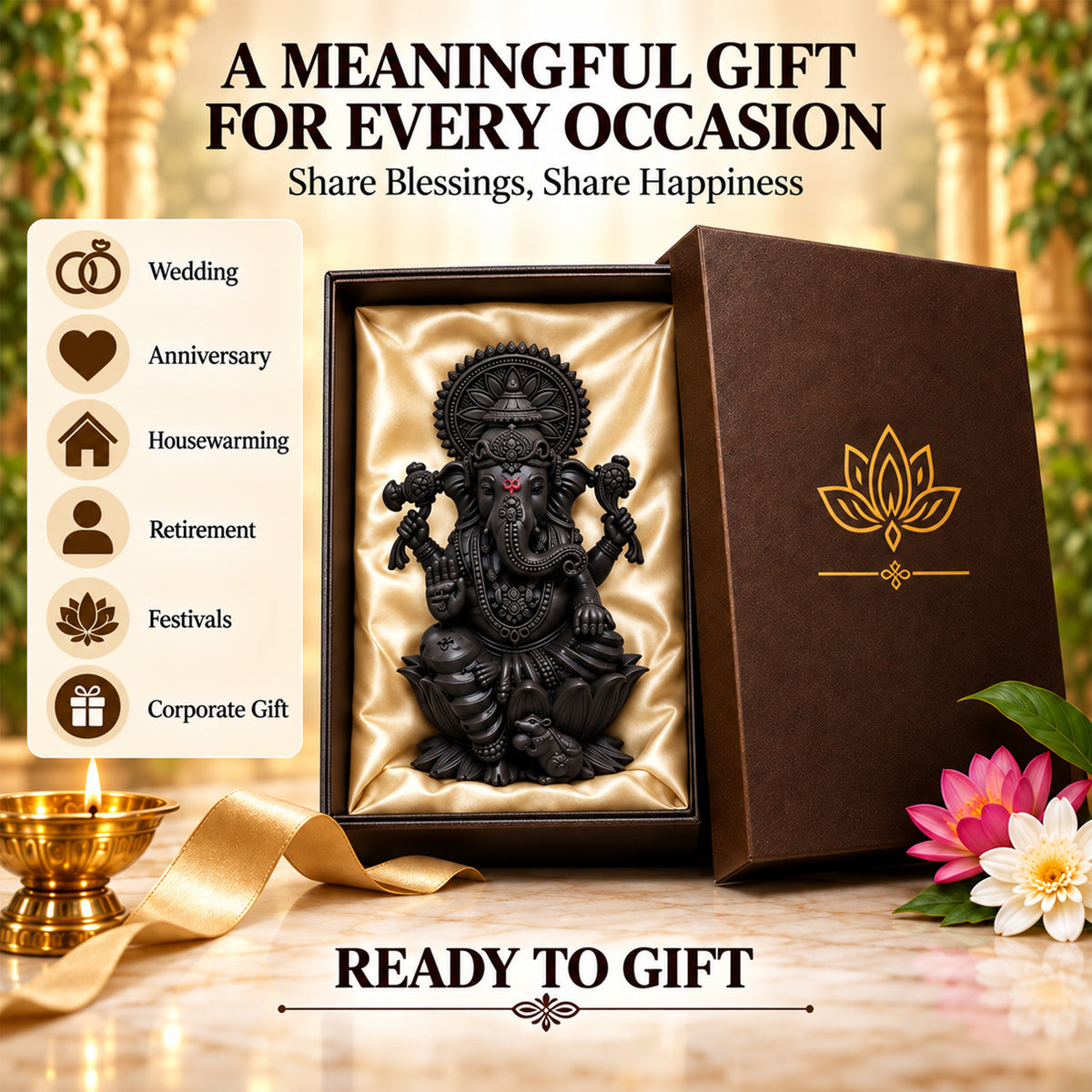 Elegant Ganesh Idol