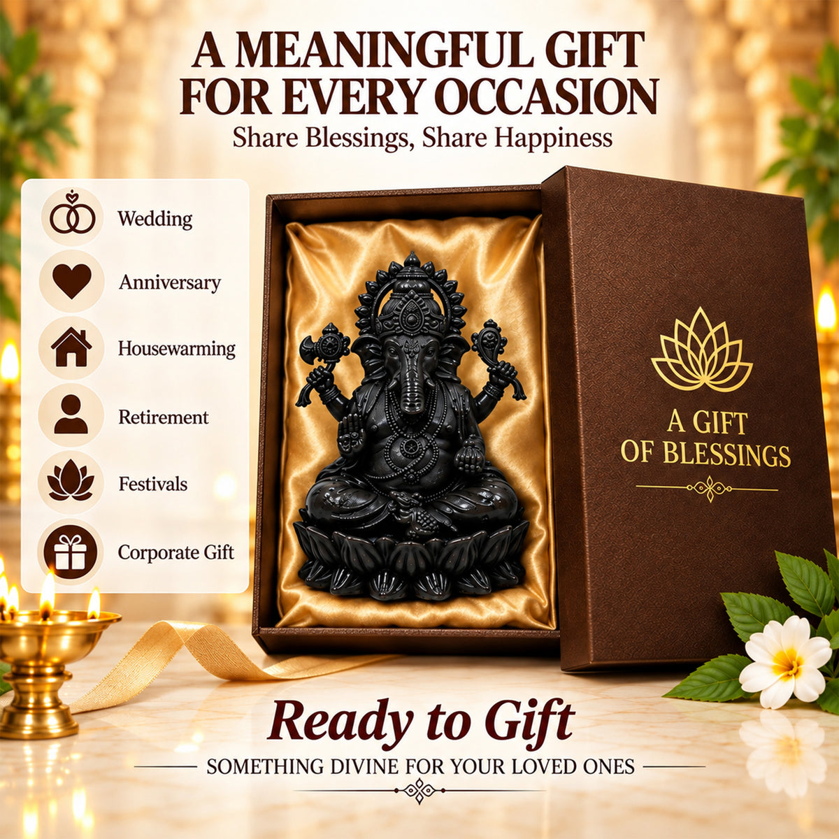 Divine Ganesha Idol