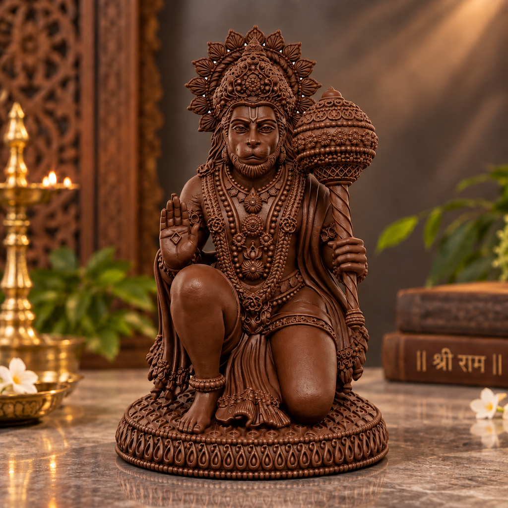 Veer Hanuman Idol with Gada